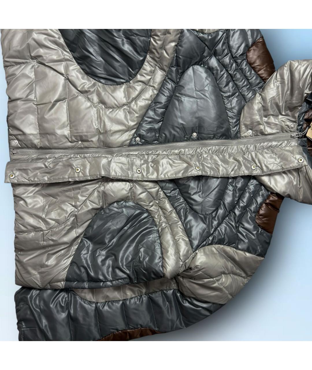 NIKE Антрацитовый полиэстеровый пуховик, фото 7