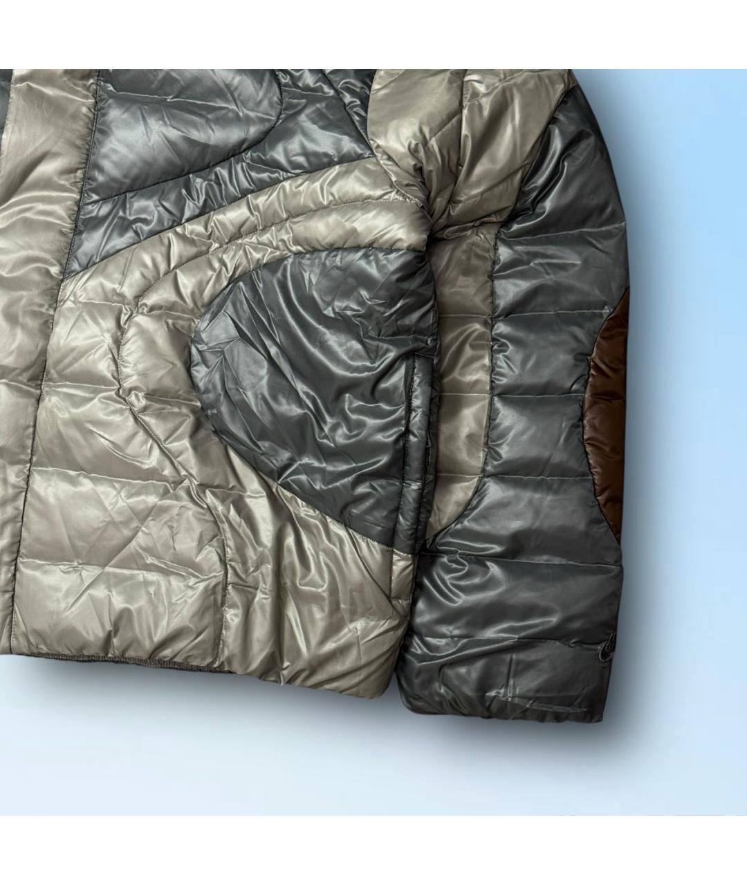 NIKE Антрацитовый полиэстеровый пуховик, фото 4