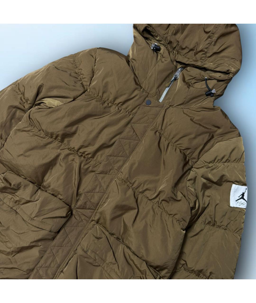 JORDAN Коричневая полиэстеровая парка, фото 2