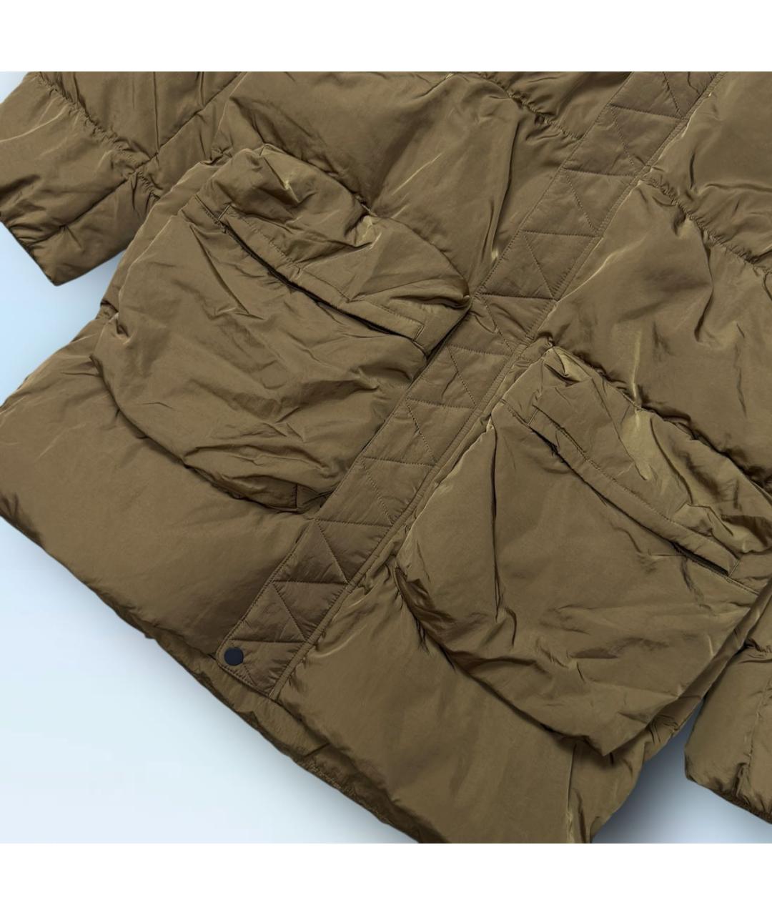 JORDAN Коричневая полиэстеровая парка, фото 6