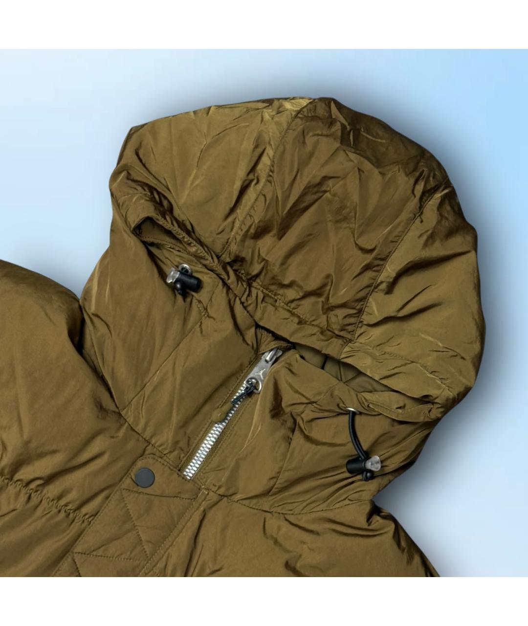 JORDAN Коричневая полиэстеровая парка, фото 3