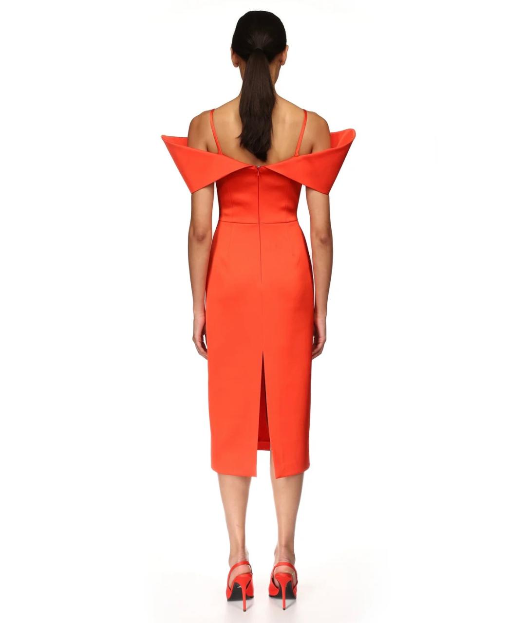 DAVID KOMA Красное коктейльное платье, фото 5