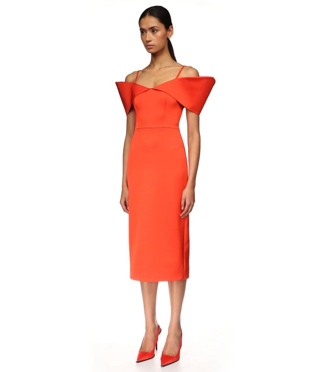 DAVID KOMA Красное коктейльное платье, фото 3
