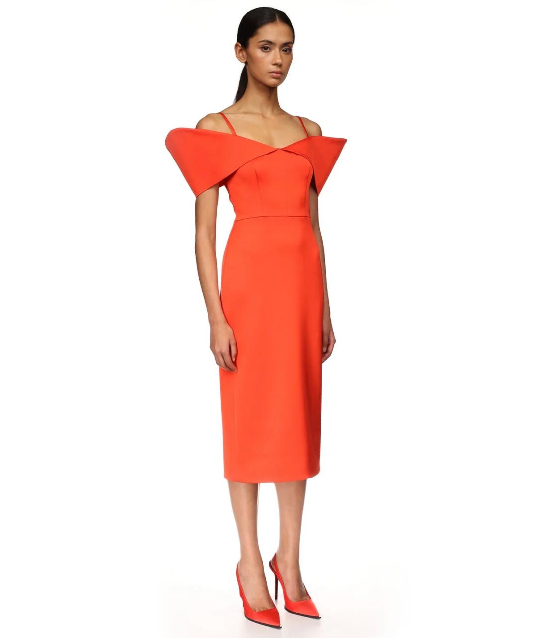 DAVID KOMA Красное коктейльное платье, фото 4