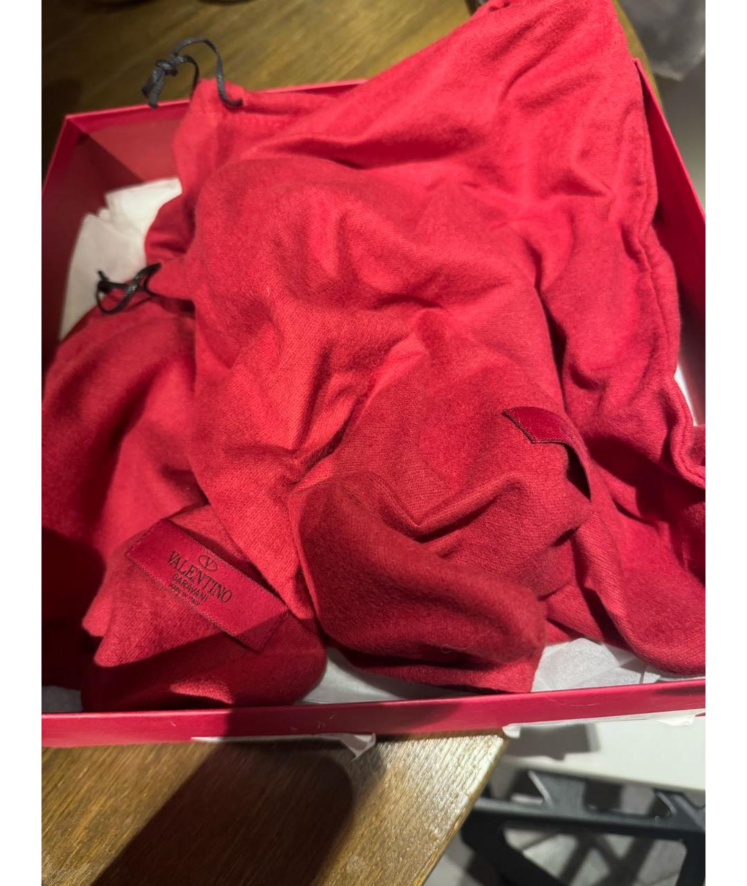 VALENTINO Бордовые кожаные ботильоны, фото 6