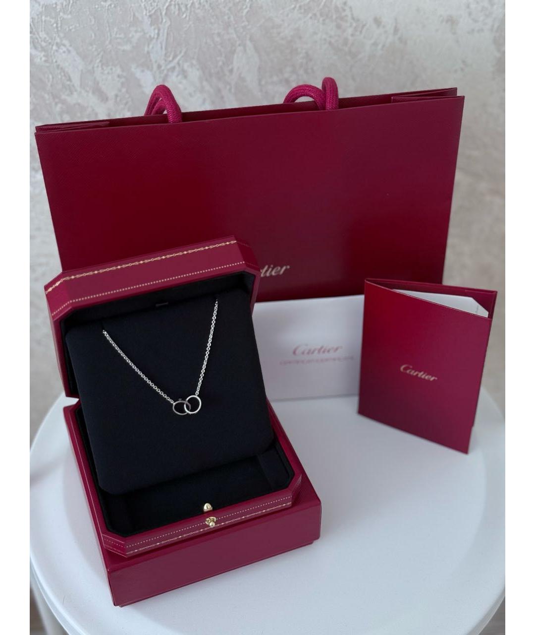 CARTIER Серебряное колье из белого золота, фото 8