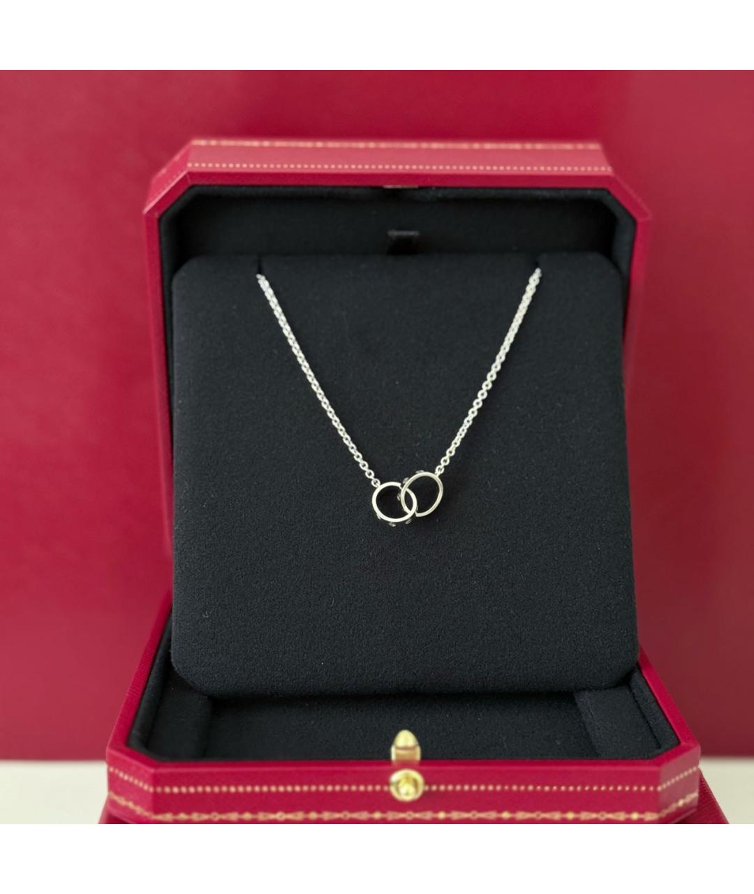 CARTIER Серебряное колье из белого золота, фото 9