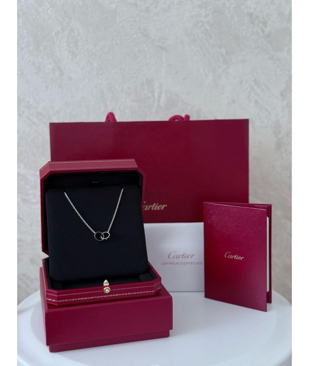 CARTIER Серебряное колье из белого золота, фото 7