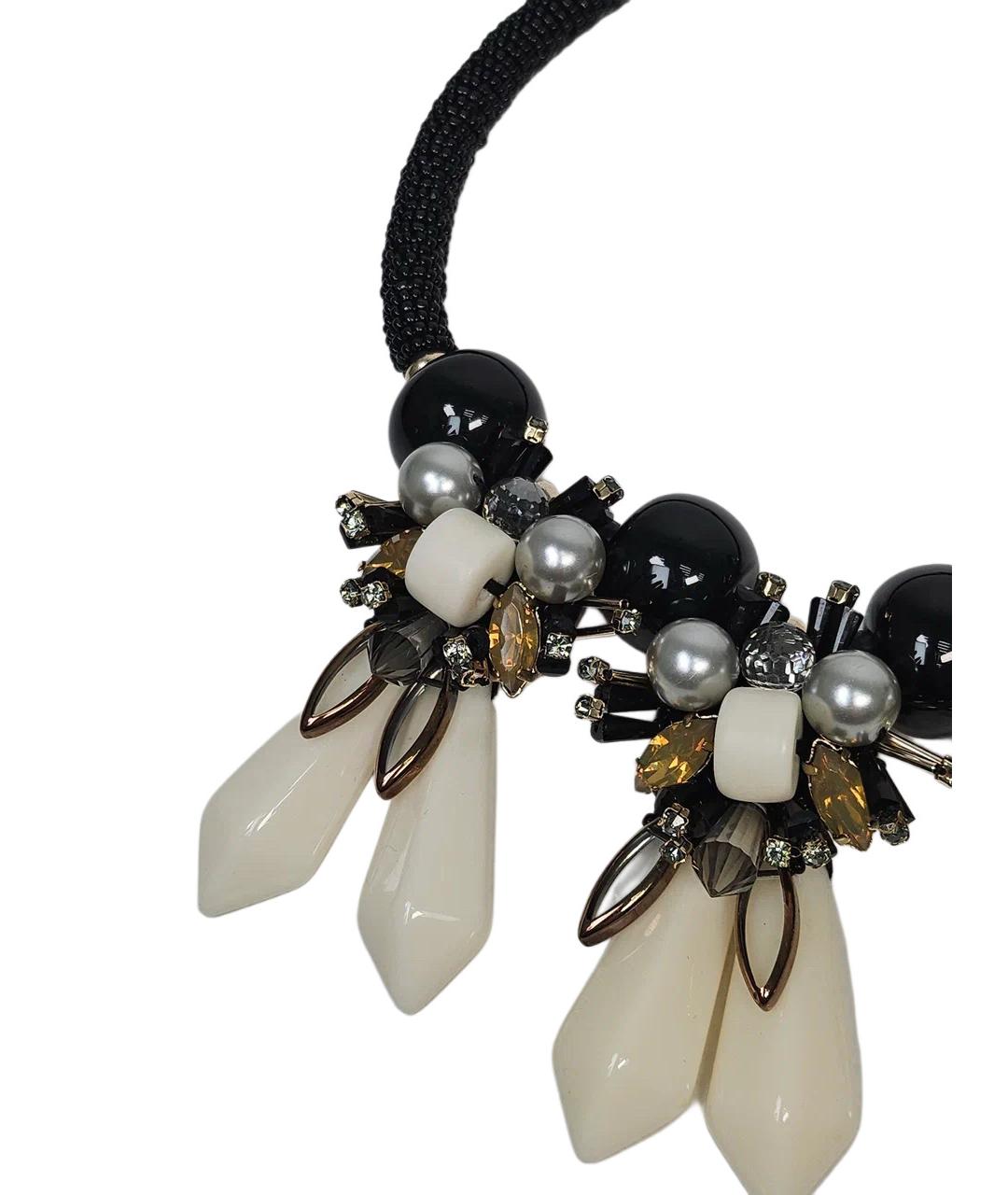 WEEKEND MAX MARA Черное колье из бисера, фото 4