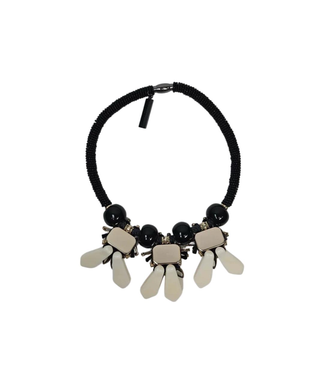 WEEKEND MAX MARA Черное колье из бисера, фото 3