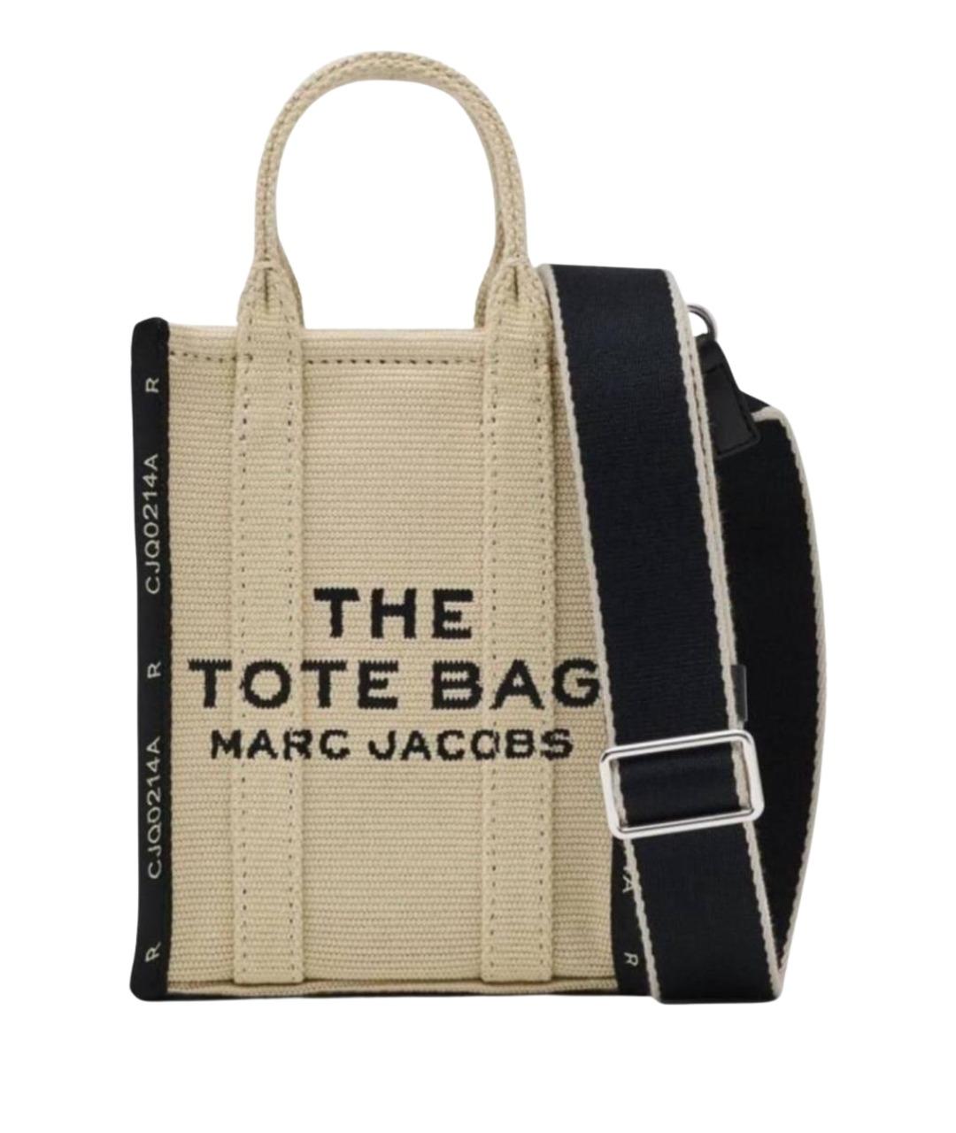 MARC JACOBS Бежевая хлопковая сумка через плечо, фото 1