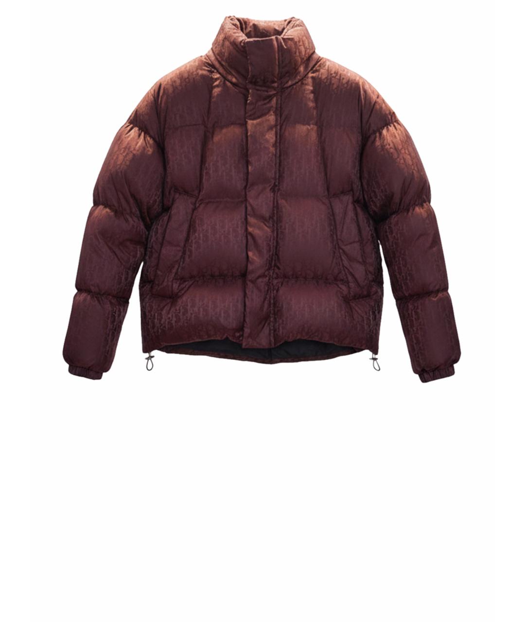 CHRISTIAN DIOR Бордовый полиамидовый пуховик, фото 1