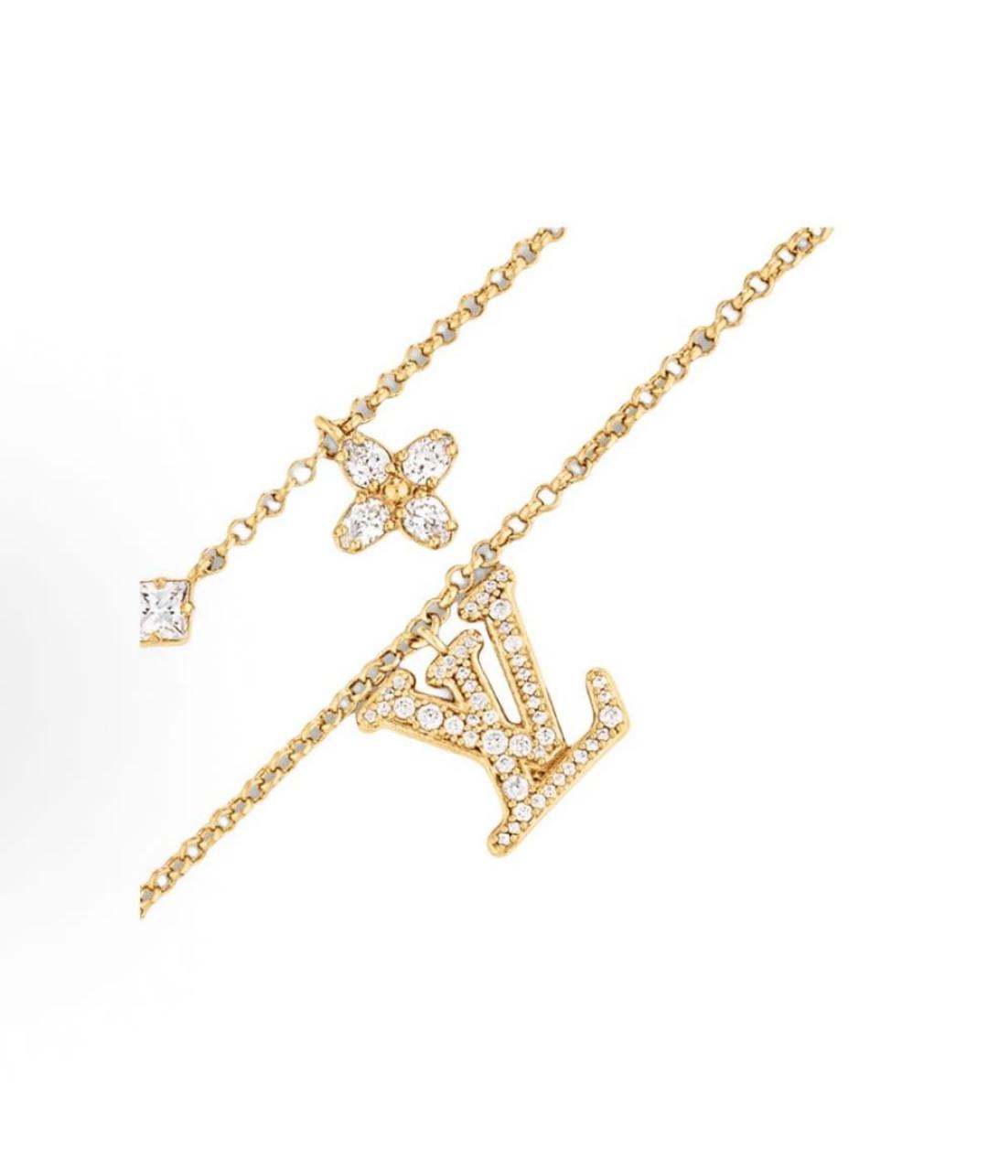 LOUIS VUITTON Золотой металлический браслет, фото 2