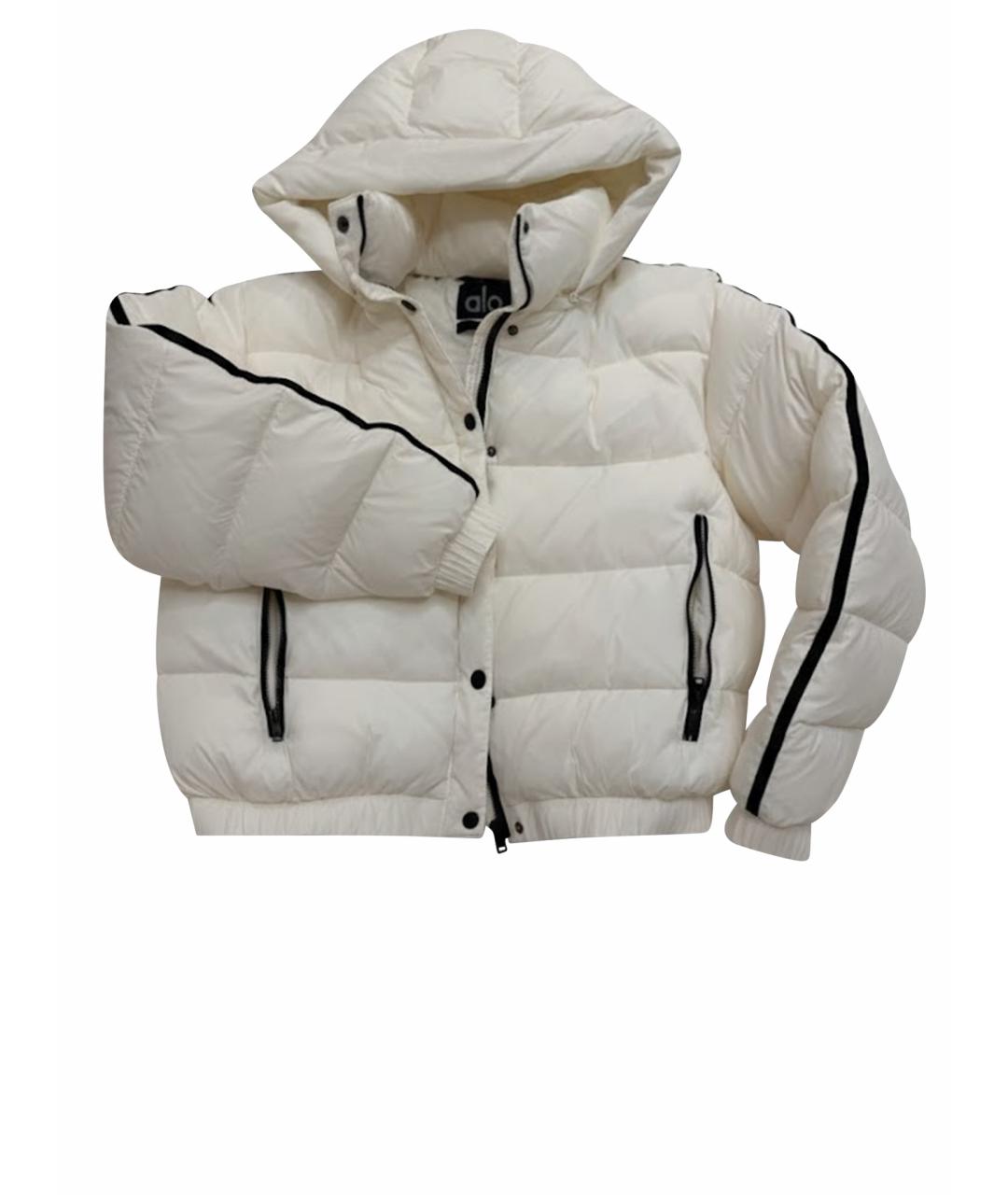 ALO YOGA Белая полиэстеровая куртка, фото 1