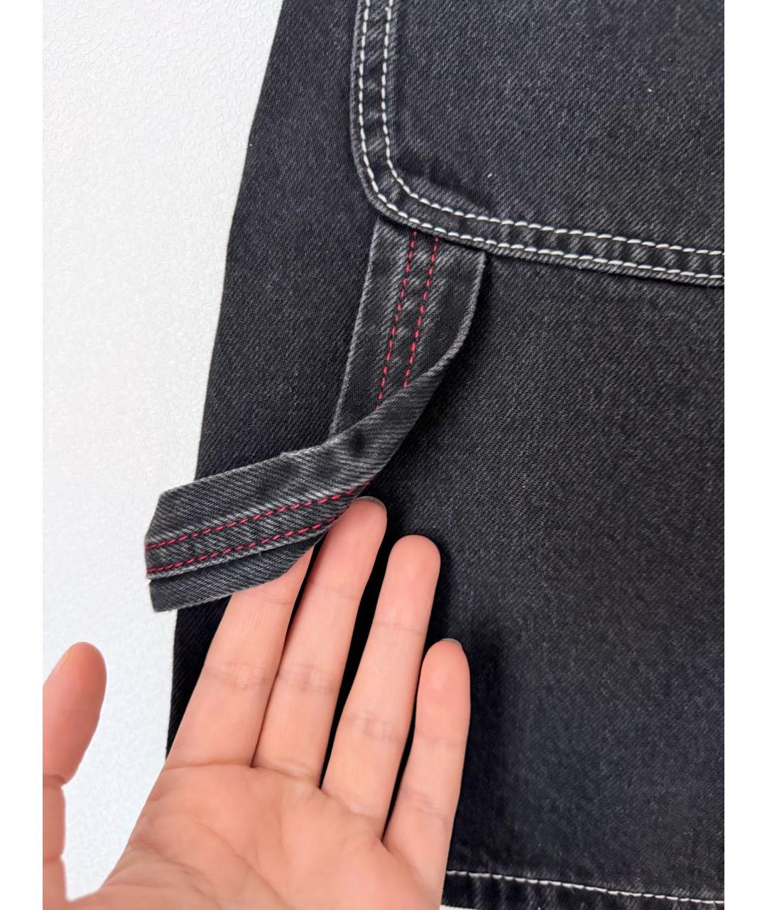 HUGO BOSS Мульти хлопко-эластановая юбка мини, фото 6