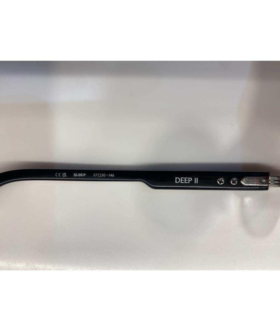 CHROME HEARTS Черные пластиковые солнцезащитные очки, фото 2