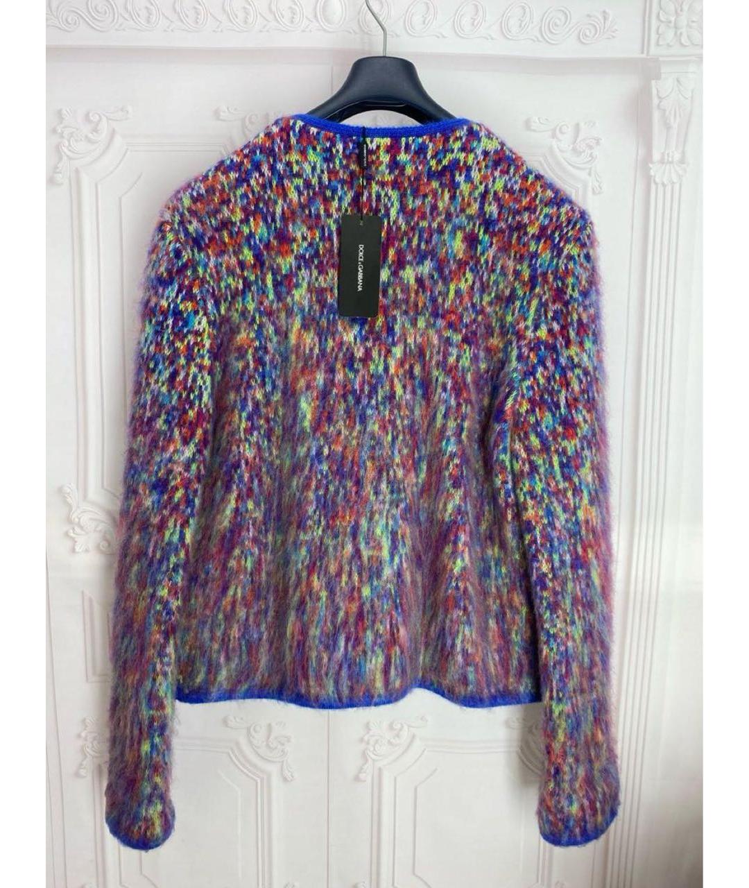 DOLCE&GABBANA Мульти шерстяной кардиган, фото 2