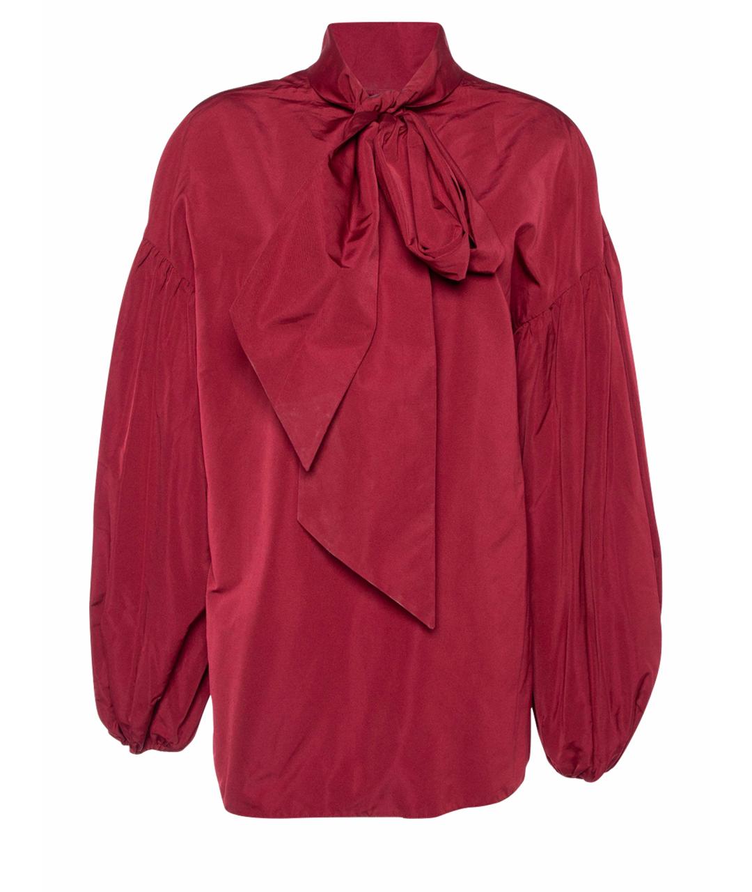 VALENTINO Красная хлопковая блузы, фото 1
