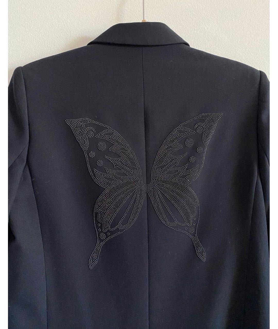 ZADIG & VOLTAIRE Темно-синий полиэстеровый жакет/пиджак, фото 3