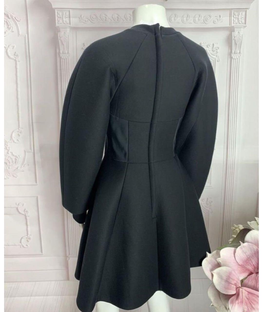 DOLCE&GABBANA Черное хлопко-эластановое платье, фото 2