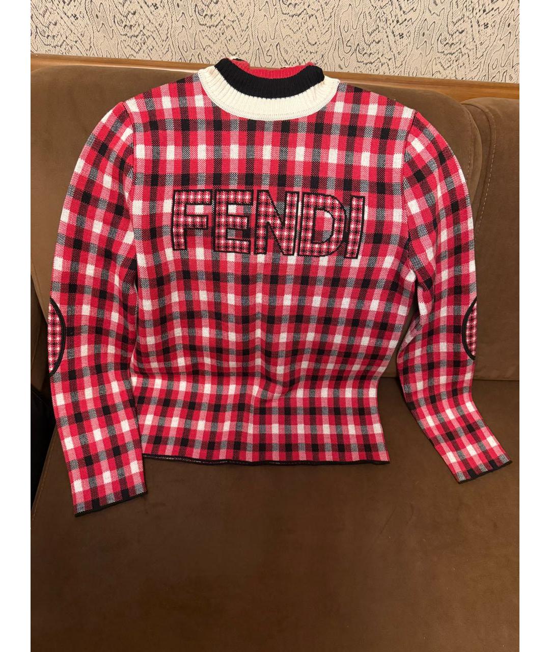 FENDI Мульти шерстяная водолазка, фото 2