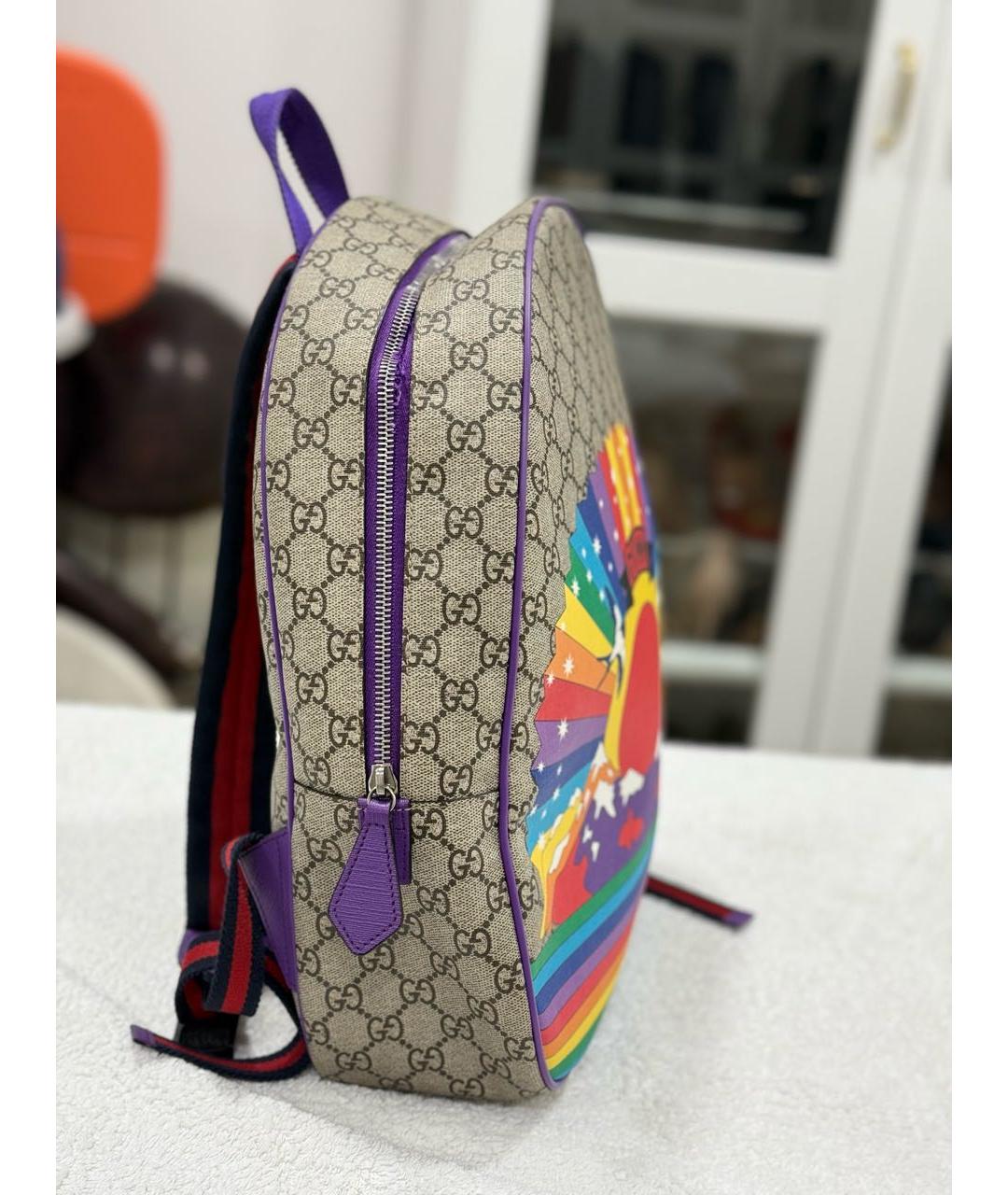 GUCCI KIDS Бежевый рюкзак, фото 3