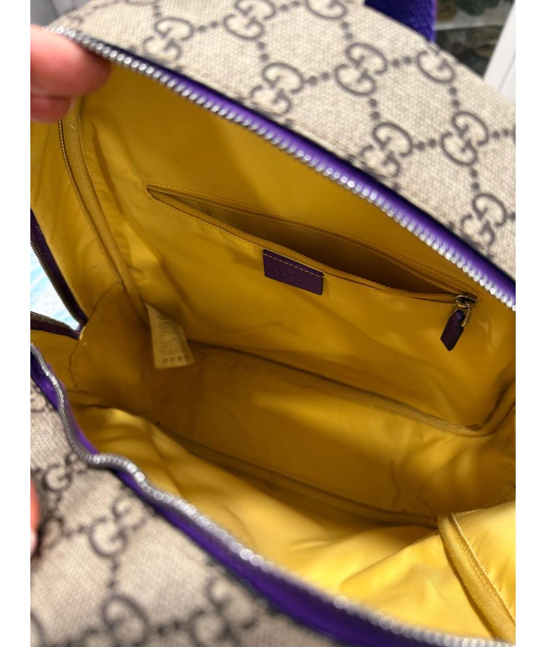 GUCCI KIDS Бежевый рюкзак, фото 4