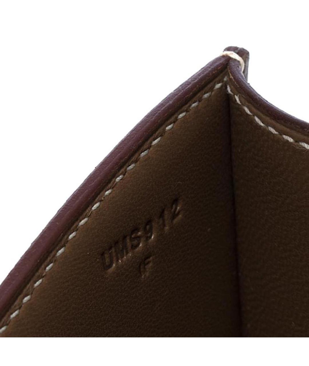 HERMES Коричневая кожаная сумка через плечо, фото 7