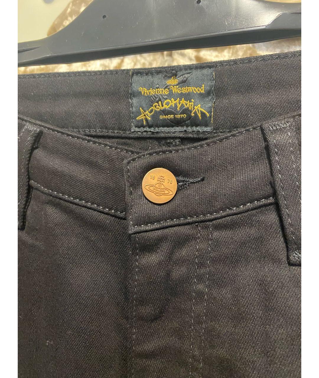 VIVIENNE WESTWOOD Черные джинсы слим, фото 3