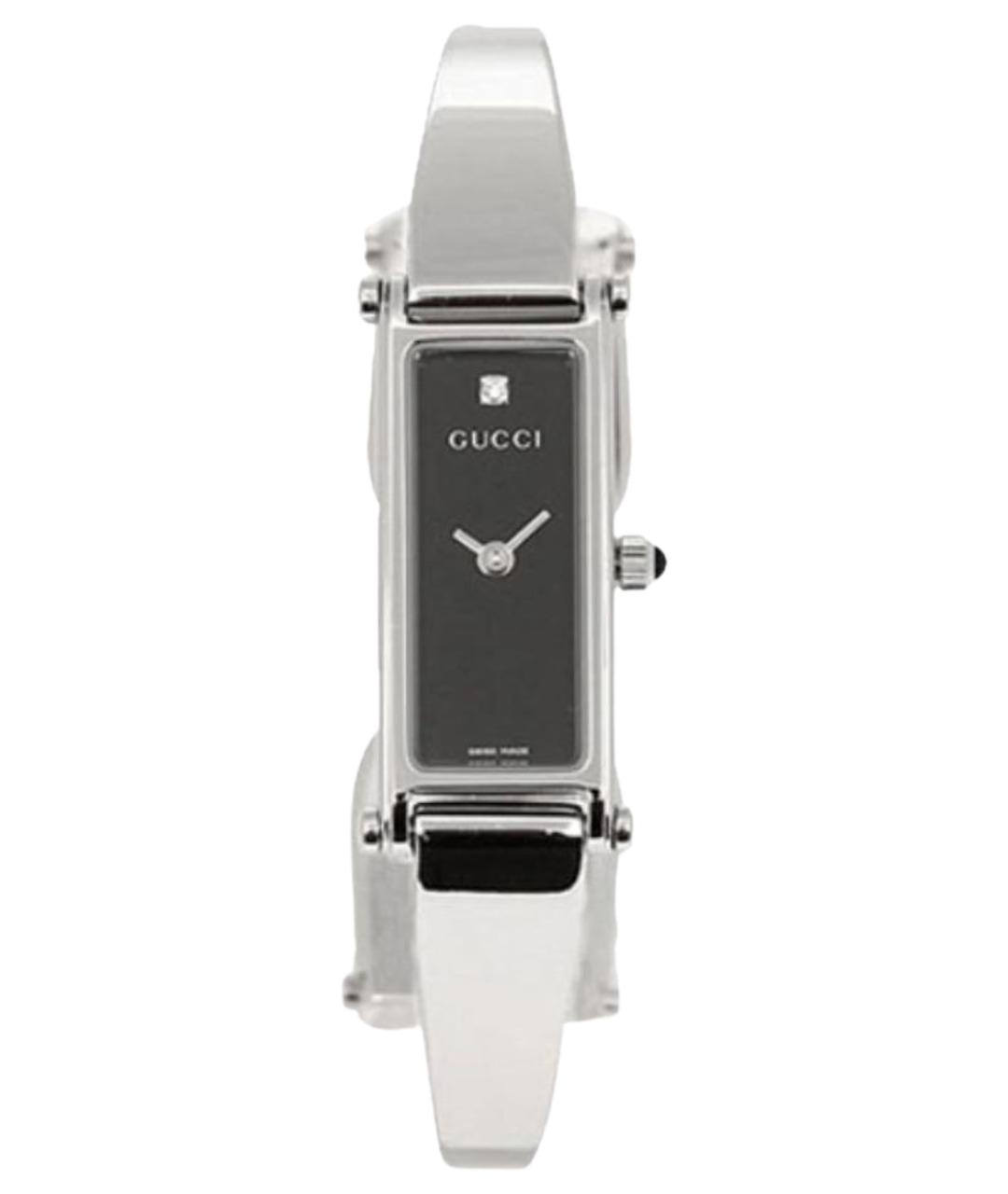 GUCCI Серебряные стальные часы, фото 1