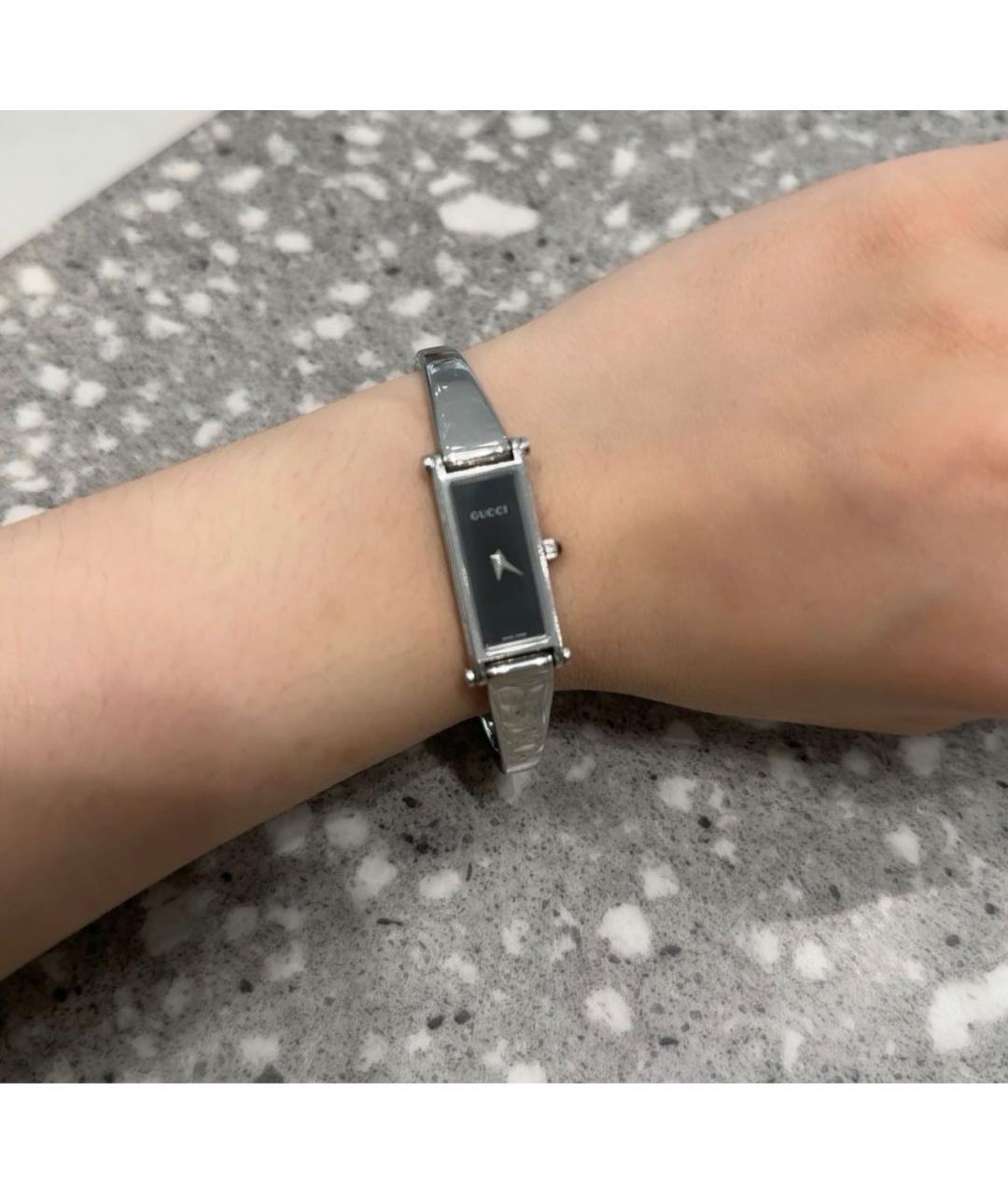 GUCCI Серебряные стальные часы, фото 3