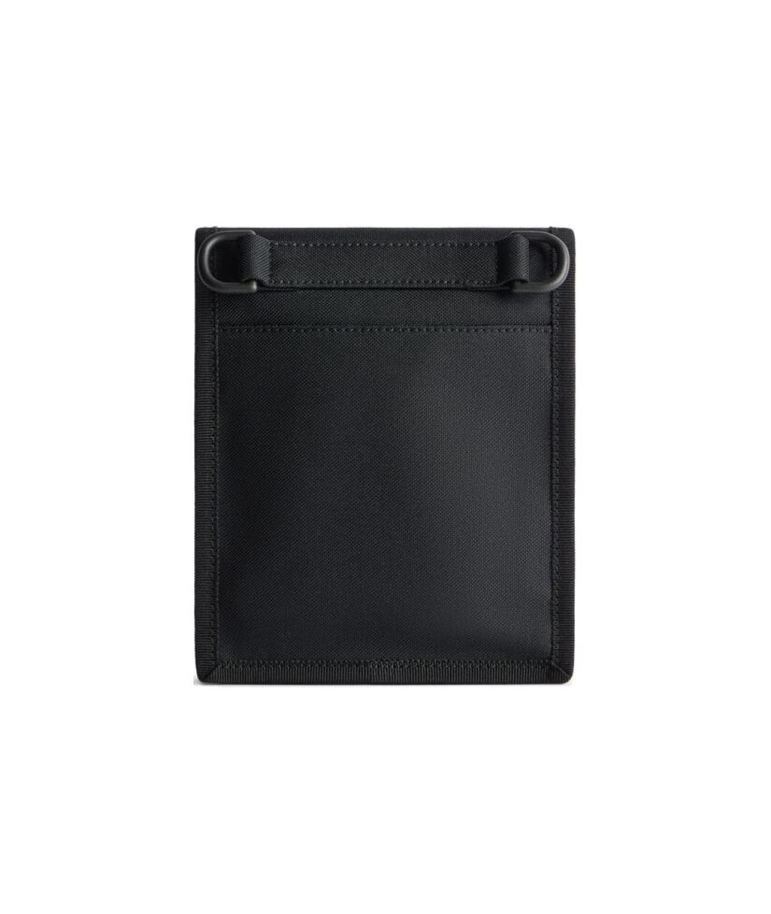 BALENCIAGA Черная кожаная сумка на плечо, фото 4