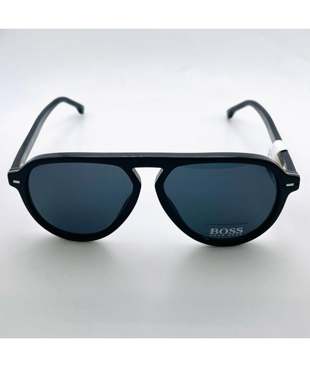 HUGO BOSS Черные пластиковые солнцезащитные очки, фото 6