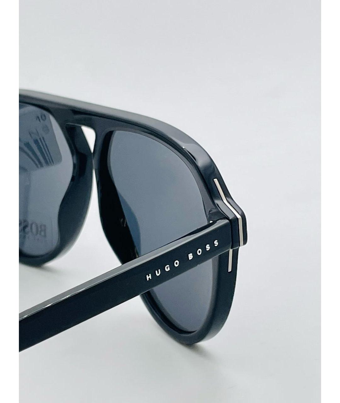 HUGO BOSS Черные пластиковые солнцезащитные очки, фото 5