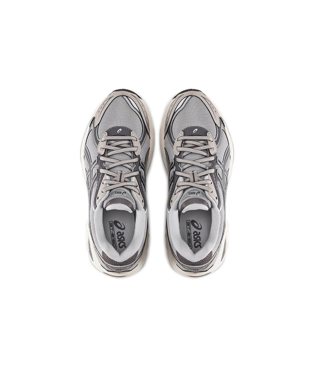 ASICS Серые синтетические кроссовки, фото 4