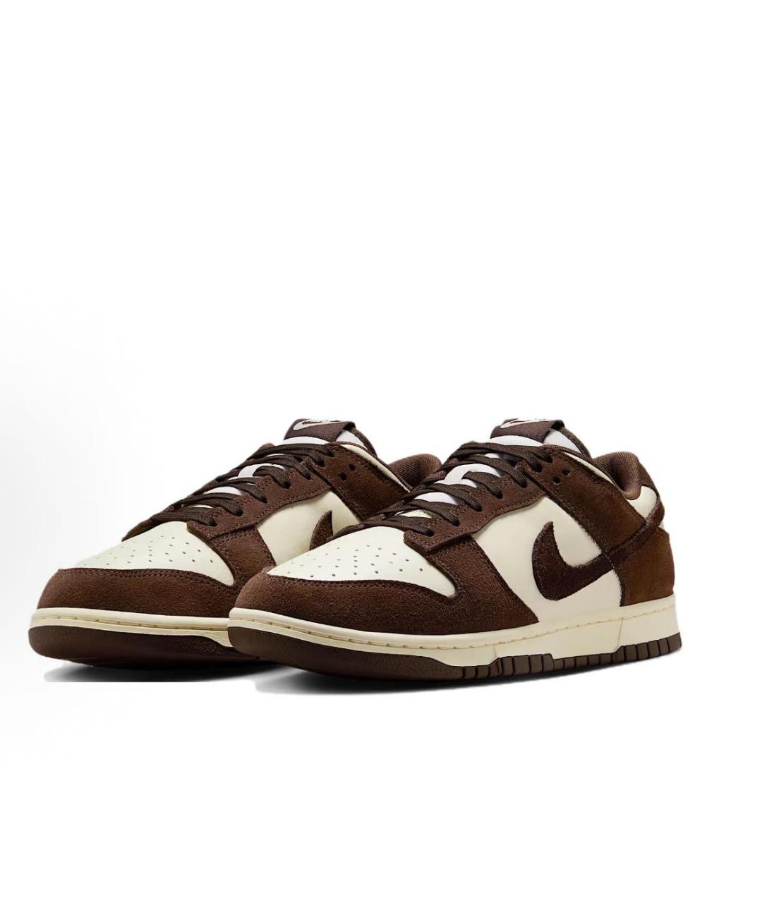 NIKE Коричневые кожаные кроссовки, фото 2