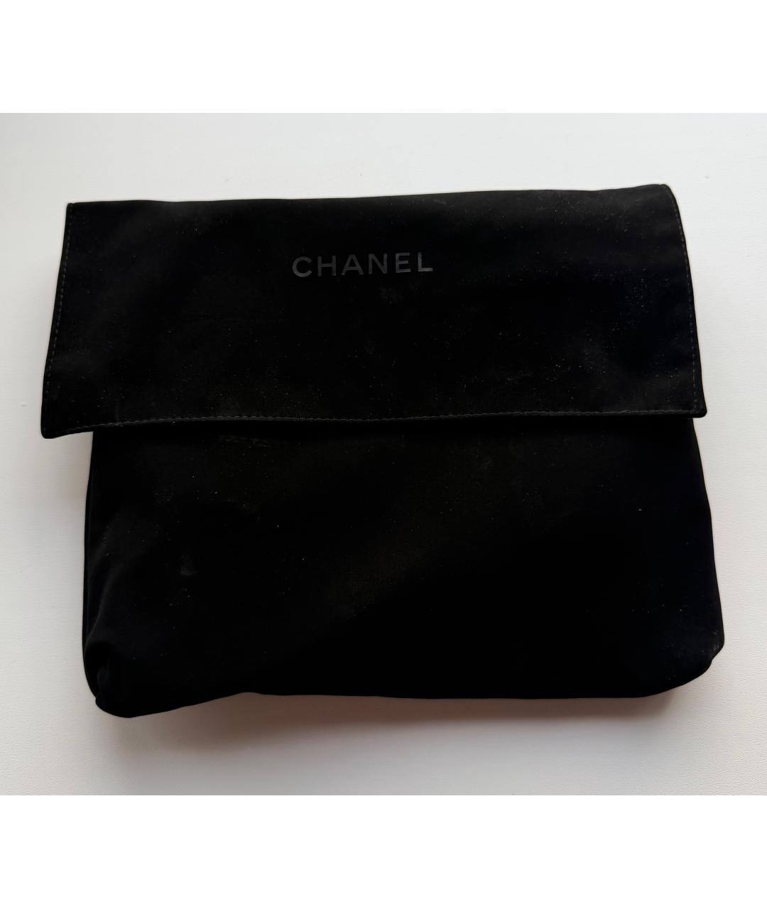 CHANEL Черная кожаная сумка через плечо, фото 8