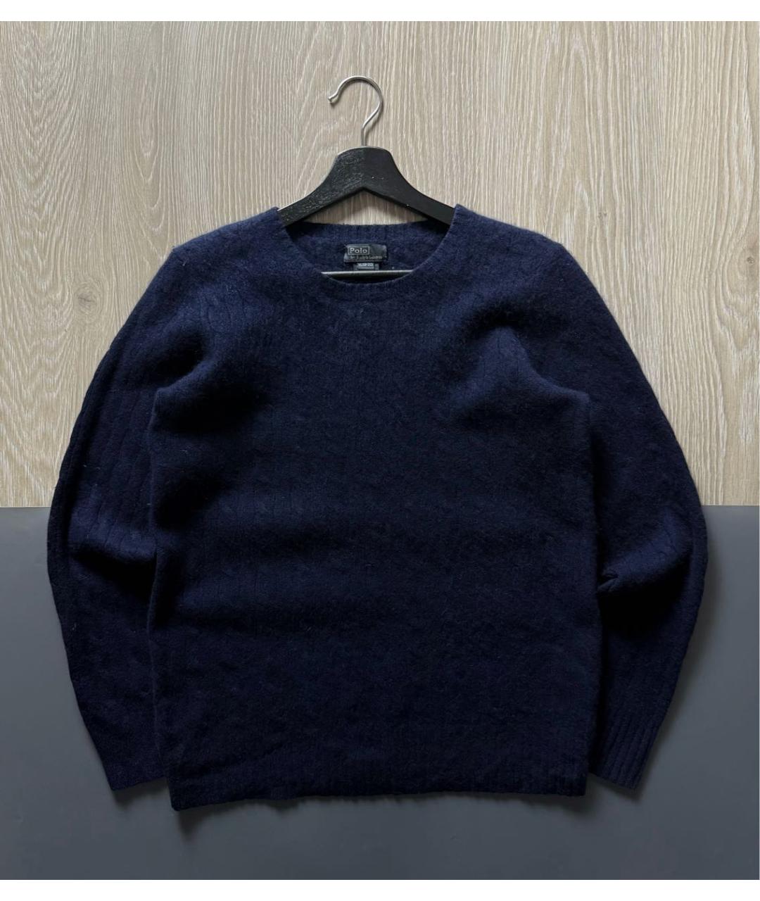 POLO RALPH LAUREN Темно-синий кашемировый джемпер / свитер, фото 7