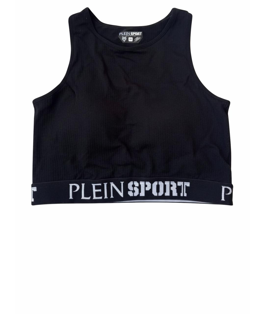 PLEIN SPORT Черная майка, фото 1