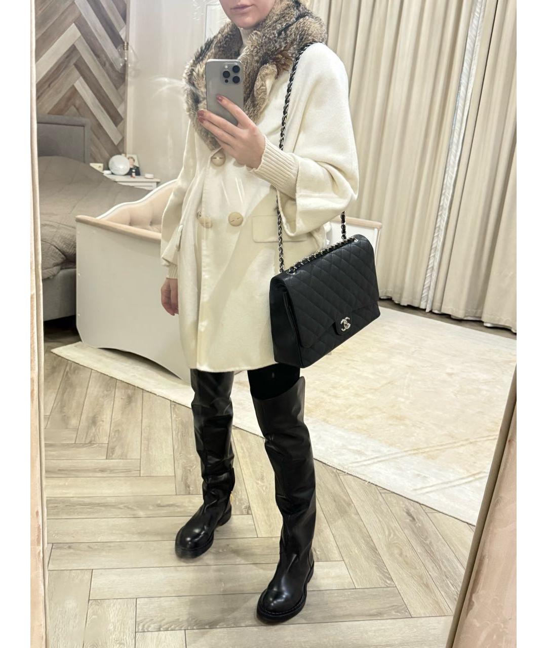 ERMANNO SCERVINO Белое кашемировое пальто, фото 7