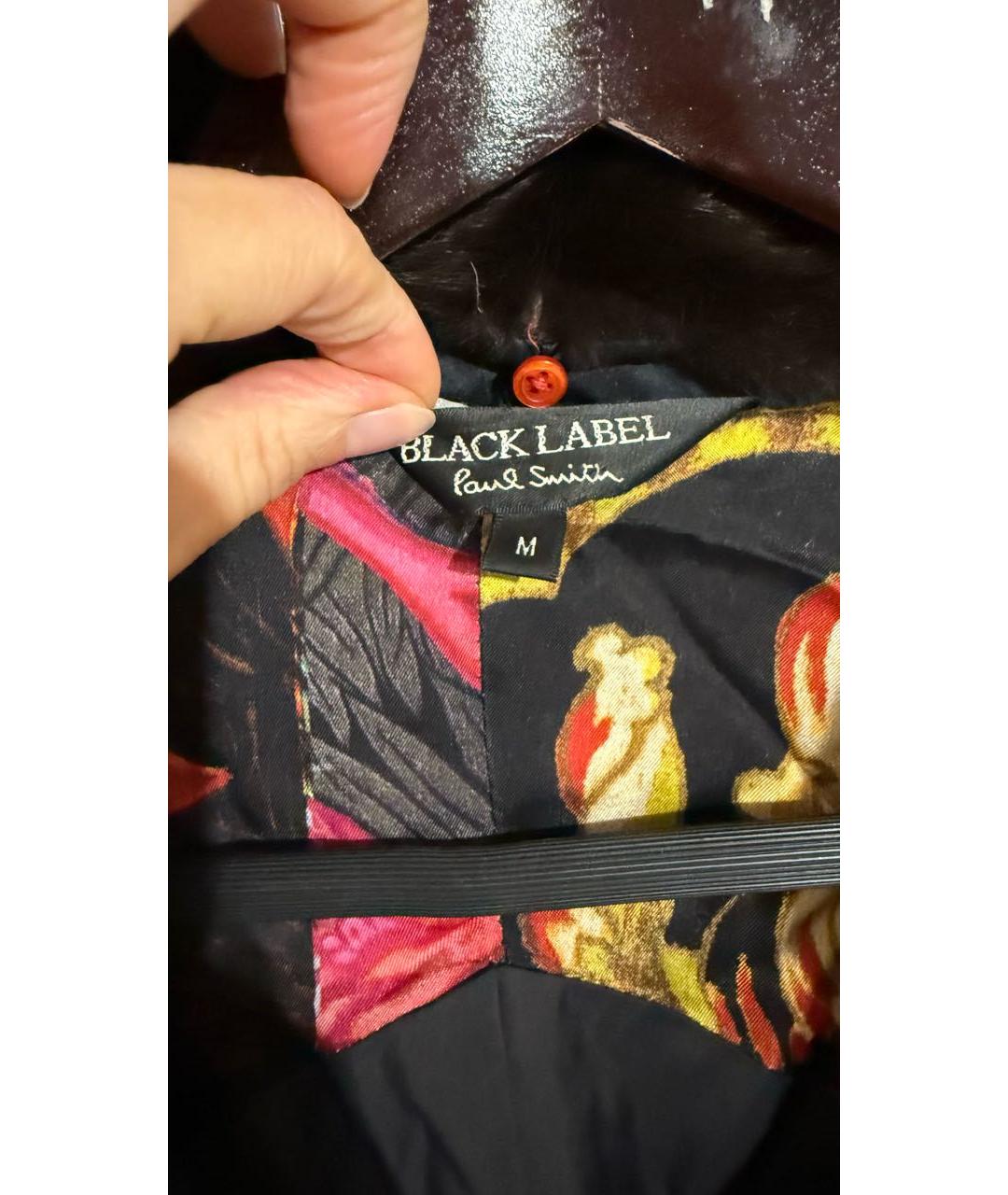 PAUL SMITH Черный полиэстеровый пуховик, фото 3