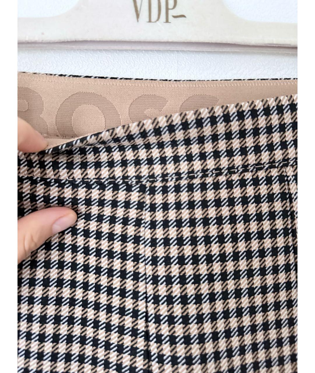 HUGO BOSS Мульти полиэстеровые брюки узкие, фото 4