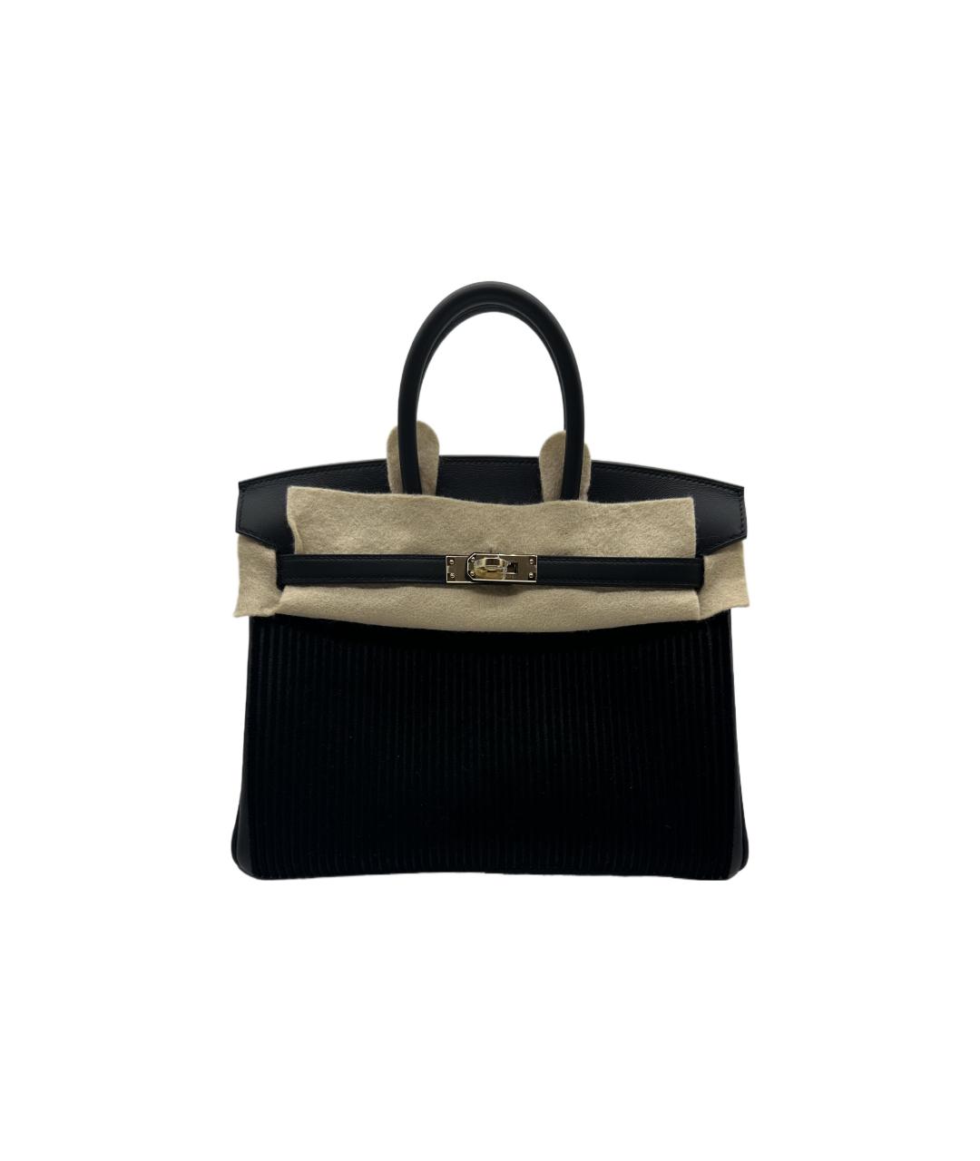 HERMES Черная сумка с короткими ручками, фото 1