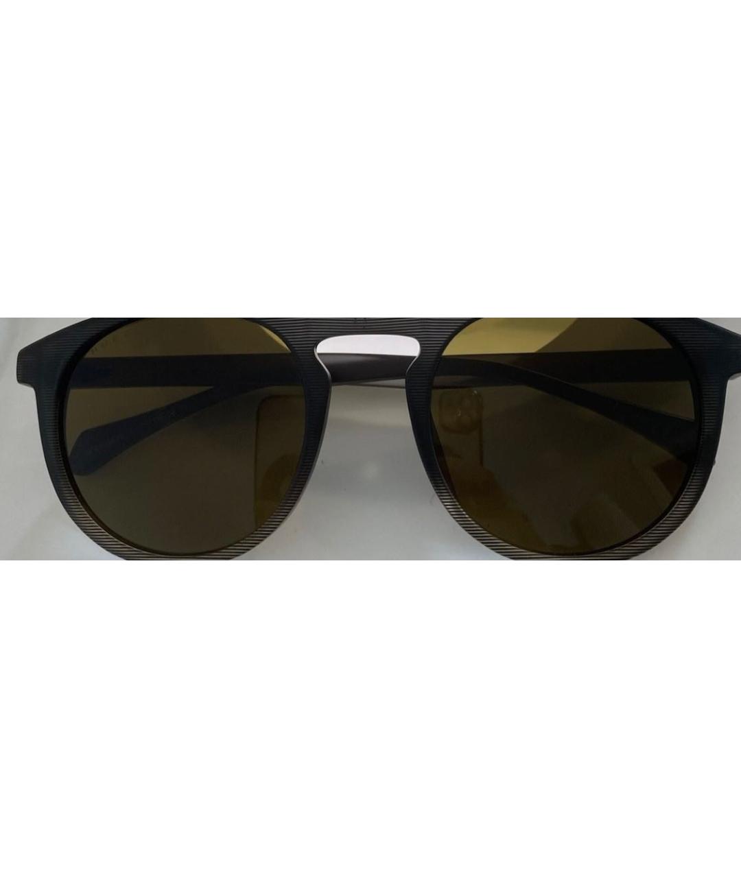 HUGO BOSS Коричневые пластиковые солнцезащитные очки, фото 6