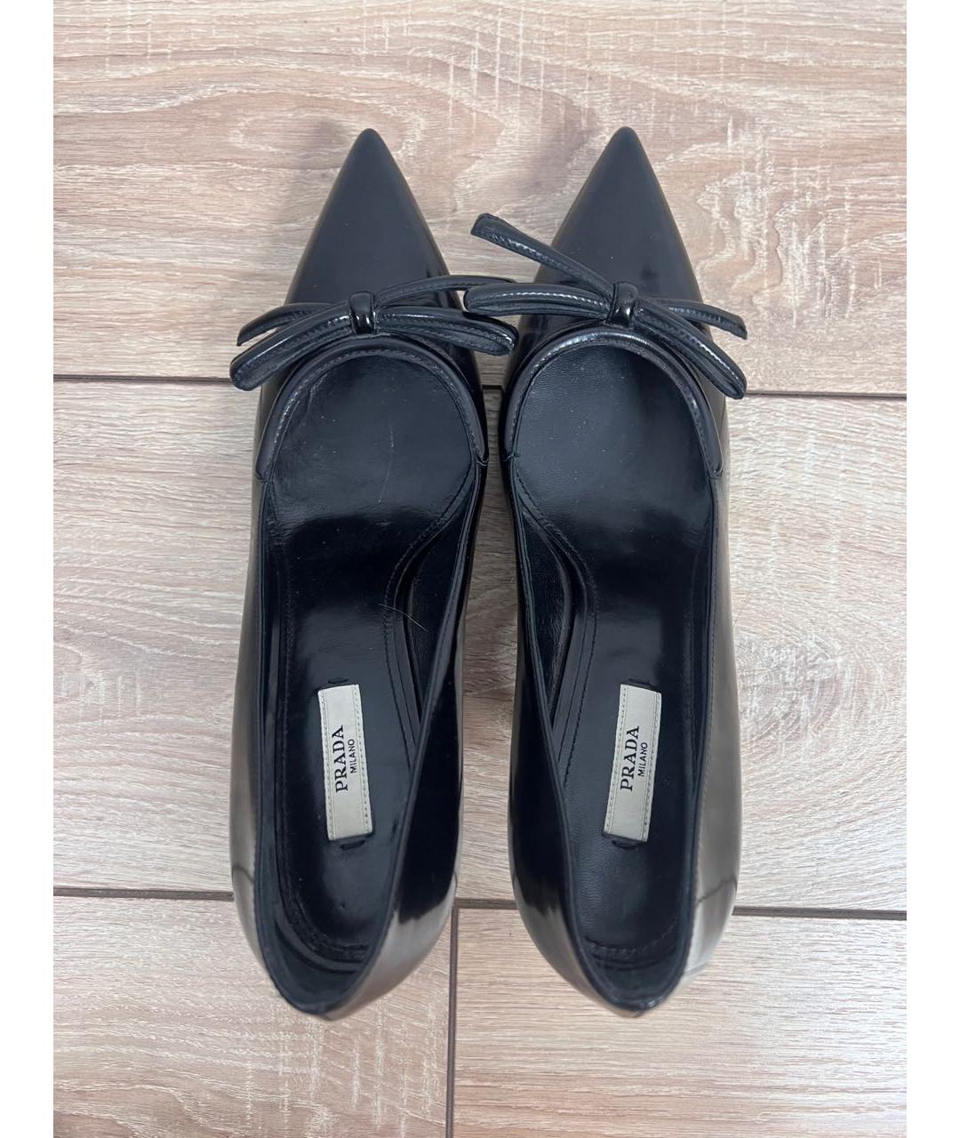 PRADA Черные туфли из лакированной кожи, фото 3