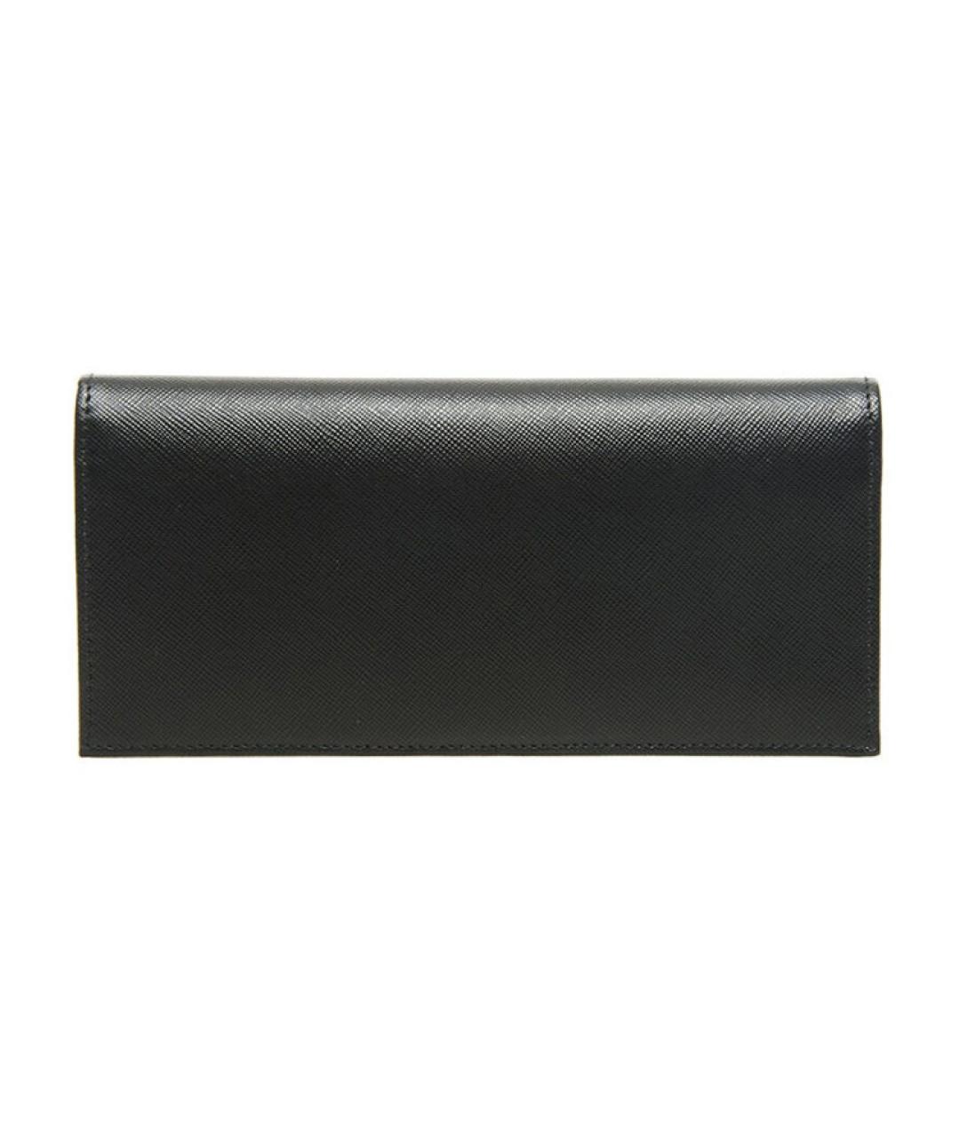 PRADA Черный кожаный кошелек, фото 2