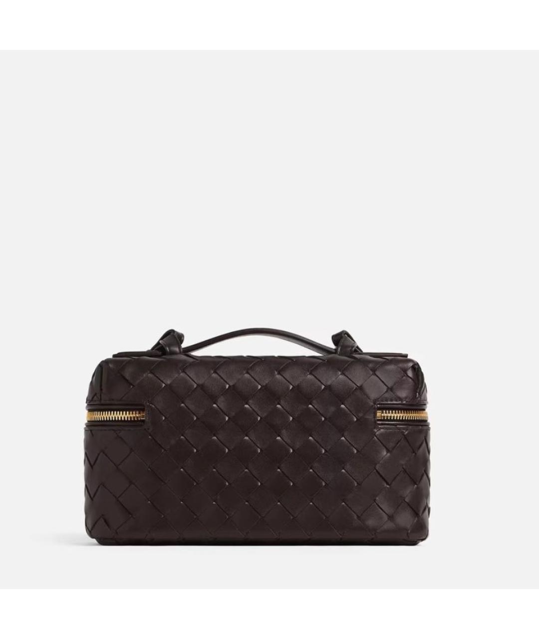 BOTTEGA VENETA Коричневая кожаная сумка через плечо, фото 2