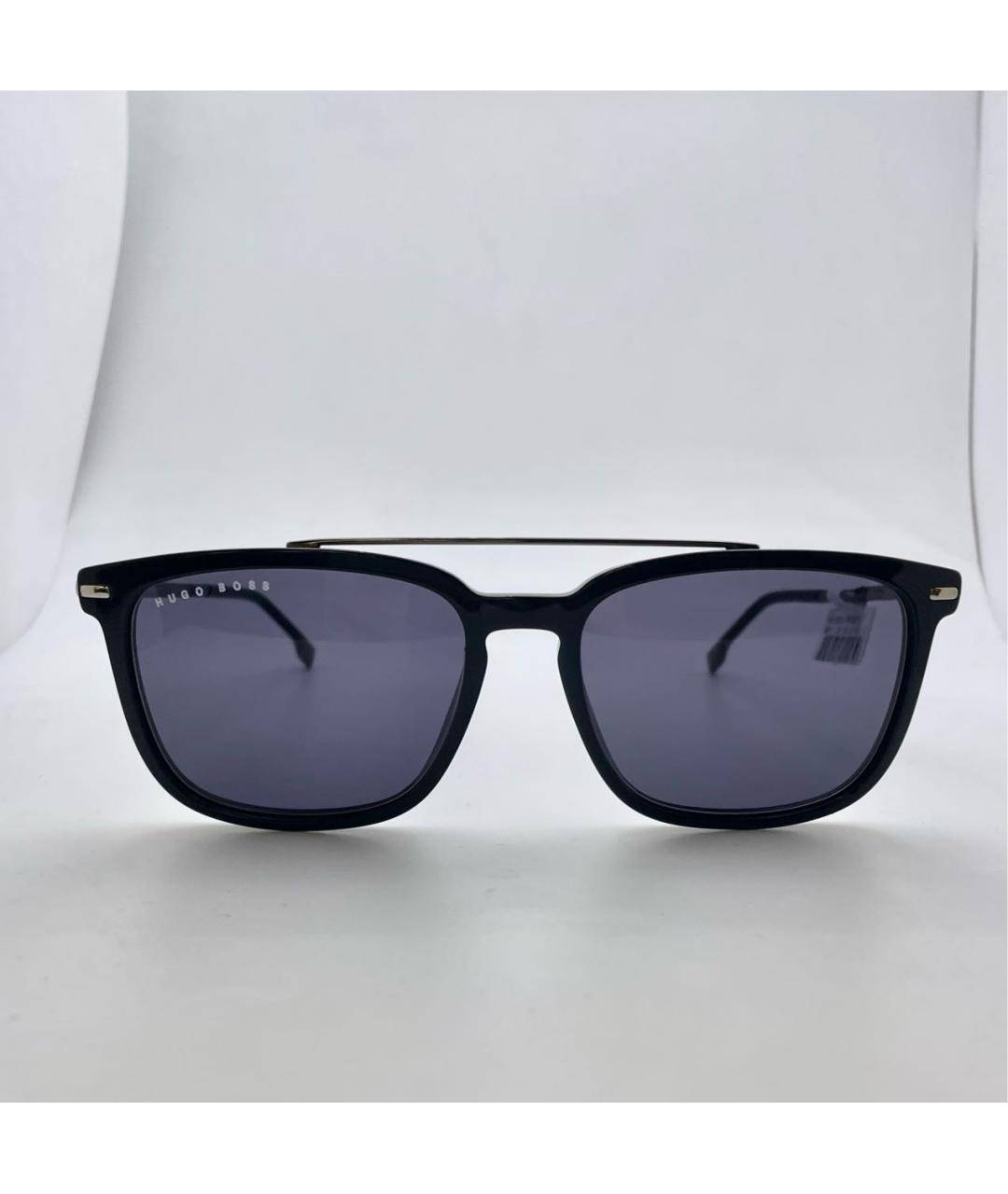 HUGO BOSS Черные металлические солнцезащитные очки, фото 5