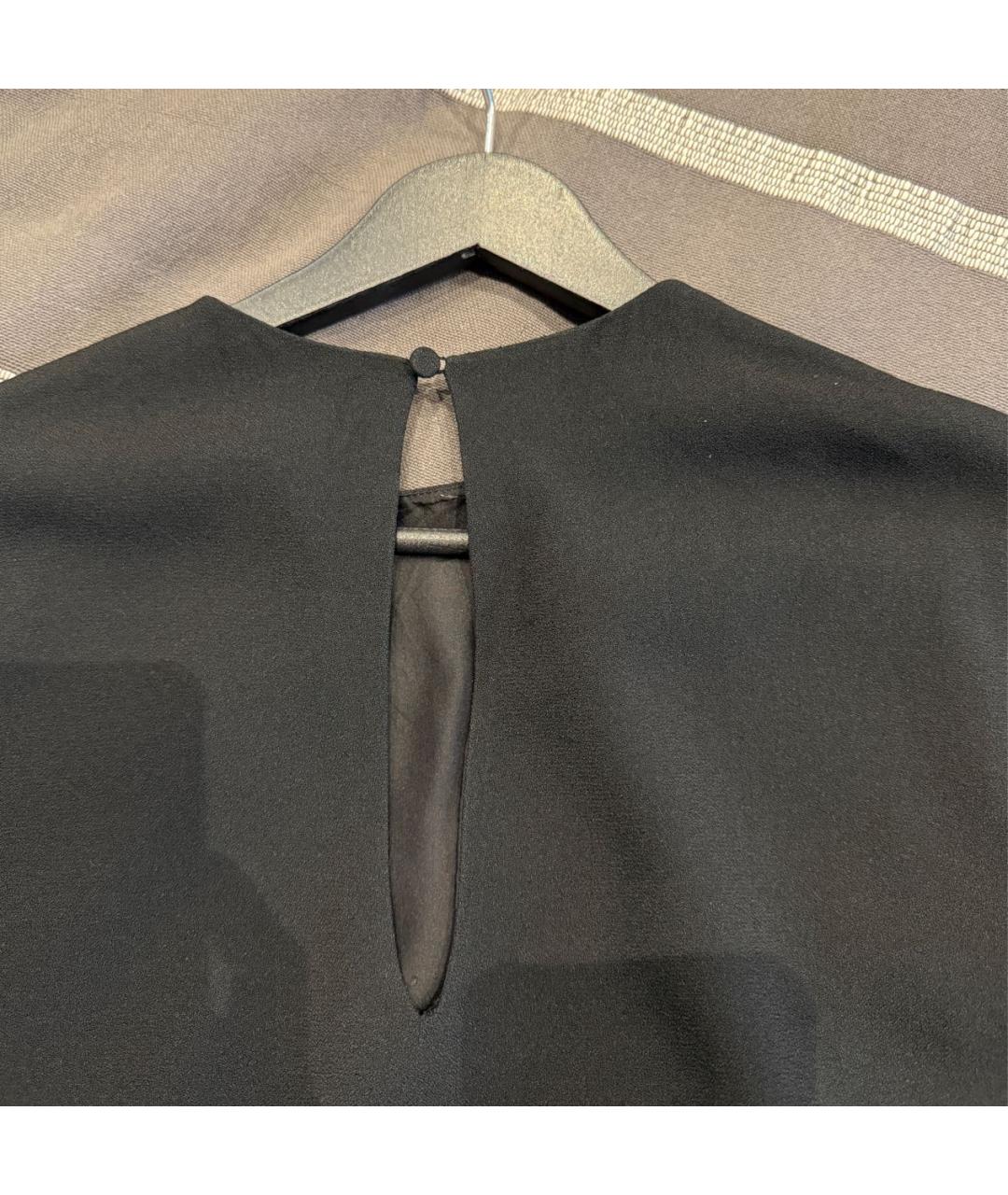 SAINT LAURENT Черное вискозное коктейльное платье, фото 3