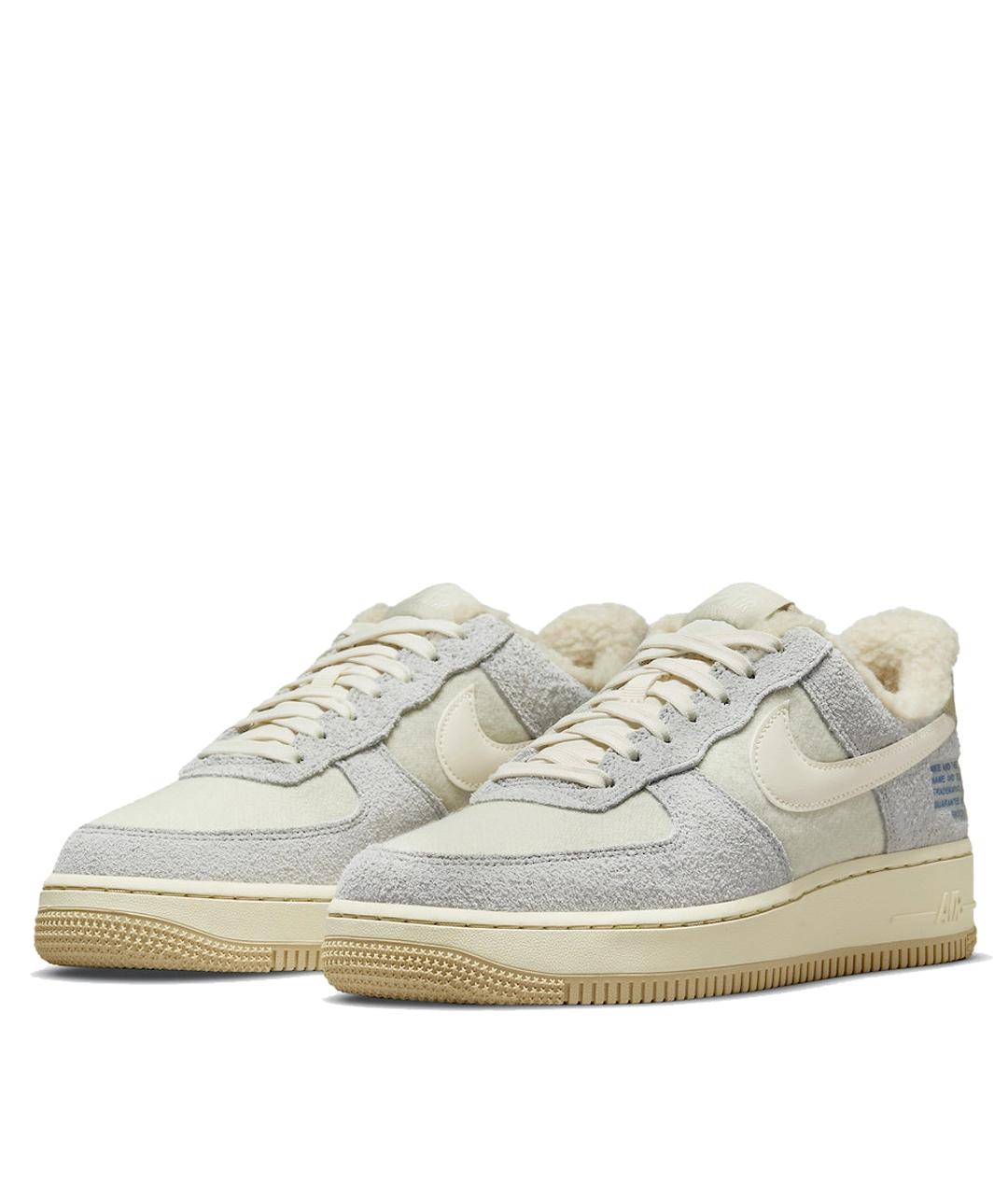 NIKE Бежевые кожаные кроссовки, фото 2